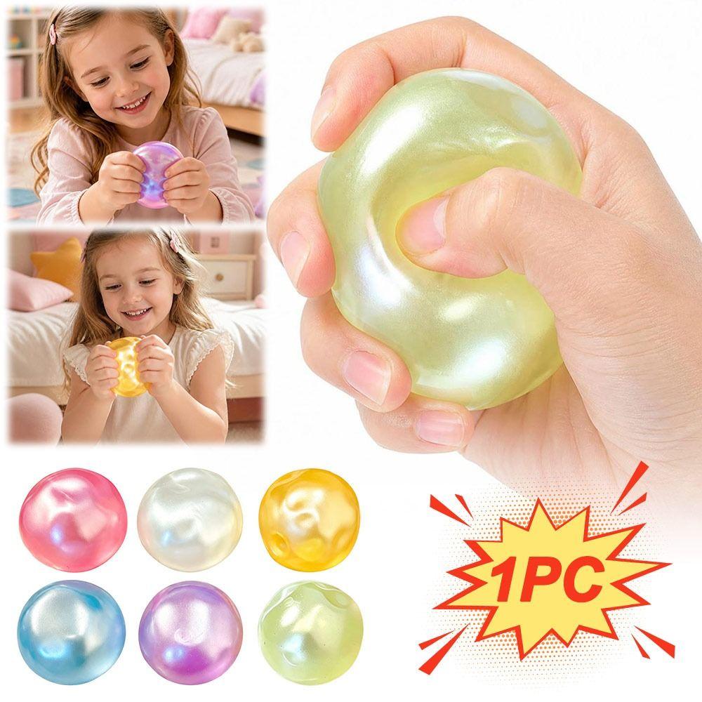 Weicher Griff Sensorischer Fidget Ball Kokosnussöl Squishy Ball Stressabbau Verwendung
