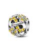 Copper Metal December Birthday Zircon Pendant Bead Component Charm Bead Component Ball Ideal Designed For Bracelets Do It Yourself Designed For