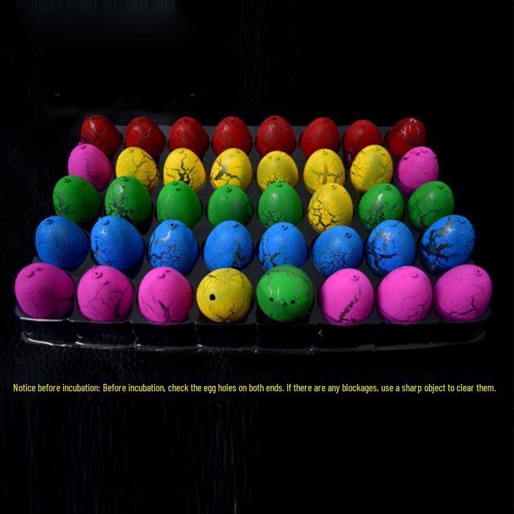 Colorful Crackle Expanding Dinosaur Egg - Medium-Sized Water Hatching Toy