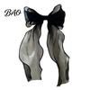 Boho Curtain Holders French Silky Bow Tieback, Window Ties Decorative Tieback Backs, Drape Holdbacks for Home Bedroom Tie Backs