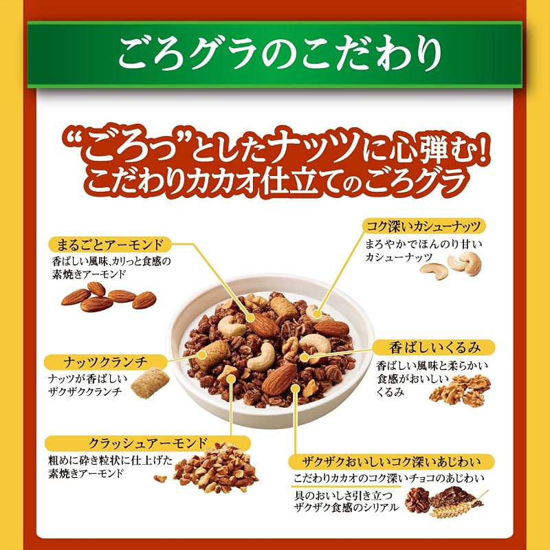 Nissin Cisco Gorogra Chocolate Nut 280g