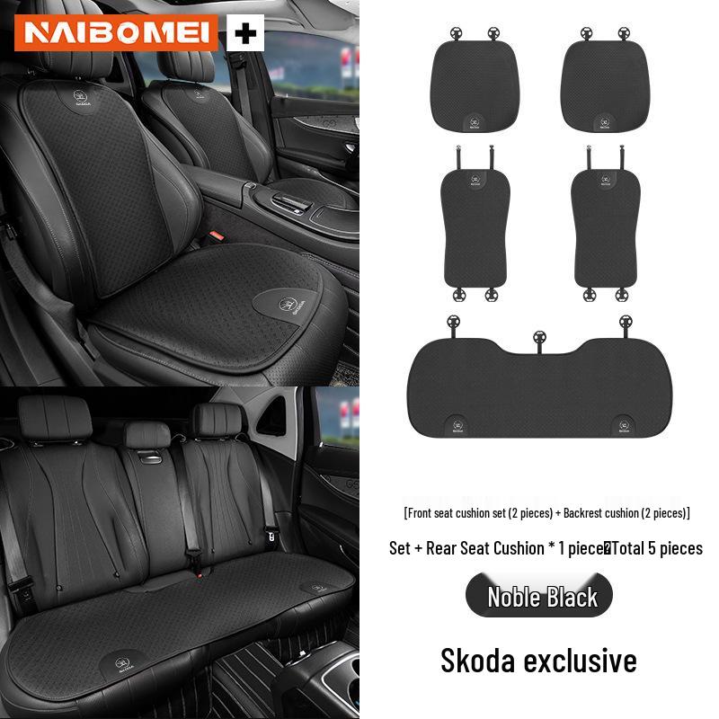 Skoda Octavia, Superb, Kamiq Car Seat and Lumbar Support Cushion for All Seasons.