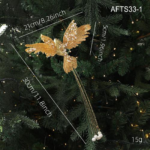 Foam Feather Bird Peacock Bird Decoration Christmas Tree Decoration Feather Pendant Christmas Decorations