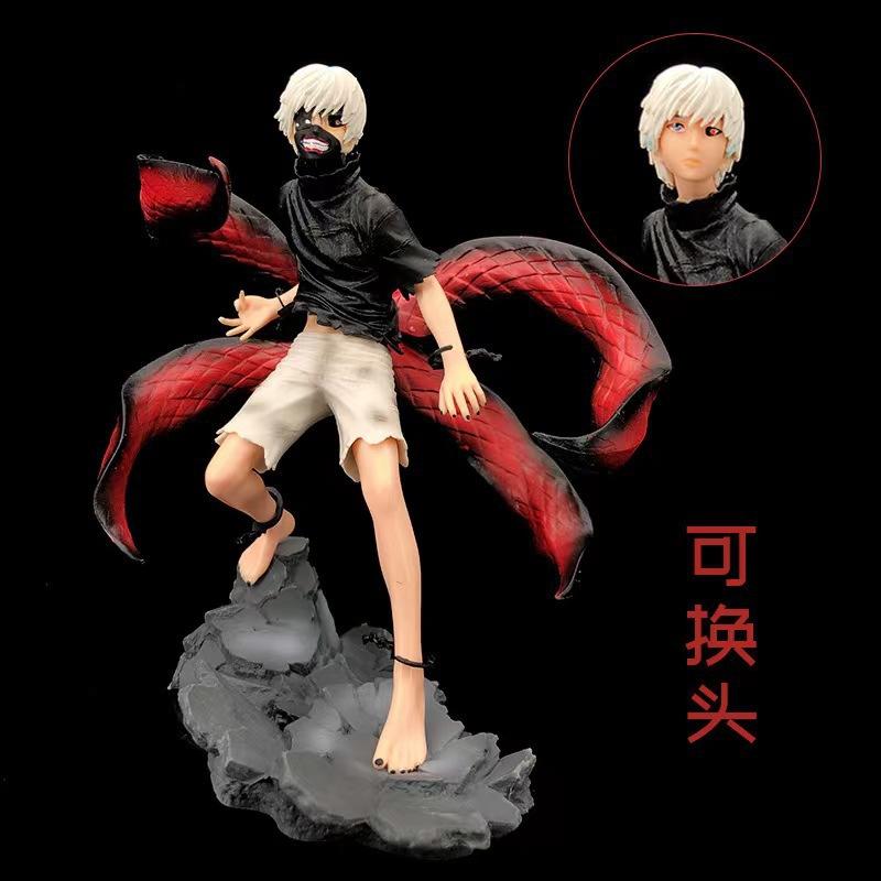 

Фігурка Кена Канекі з Tokyo Ghoul, Аніме Фігурка Дії зі Змінною Головою, Колекційна Статуетка Модель Іграшка Подарунок для Шанувальників Аніме