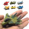 Mini Stimulation Alloy Plane Model Set Pull Back Toy Aircraft for Children Kid Gift