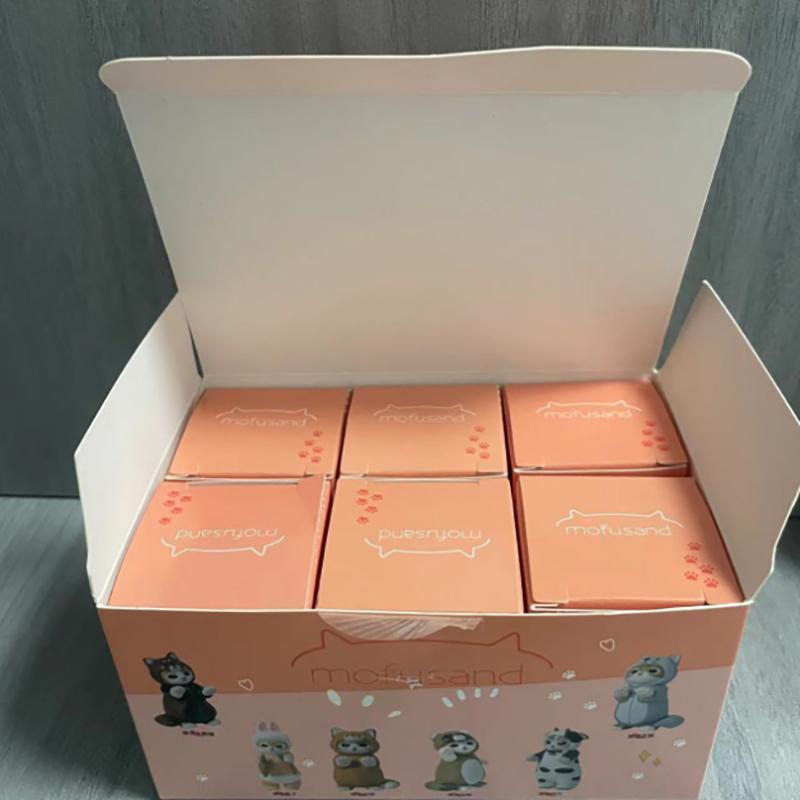 1Pc Fans Children Gift Mofusand Shark Cat Blind Box Cos Animal Character Figures Toy Ornaments Dolls