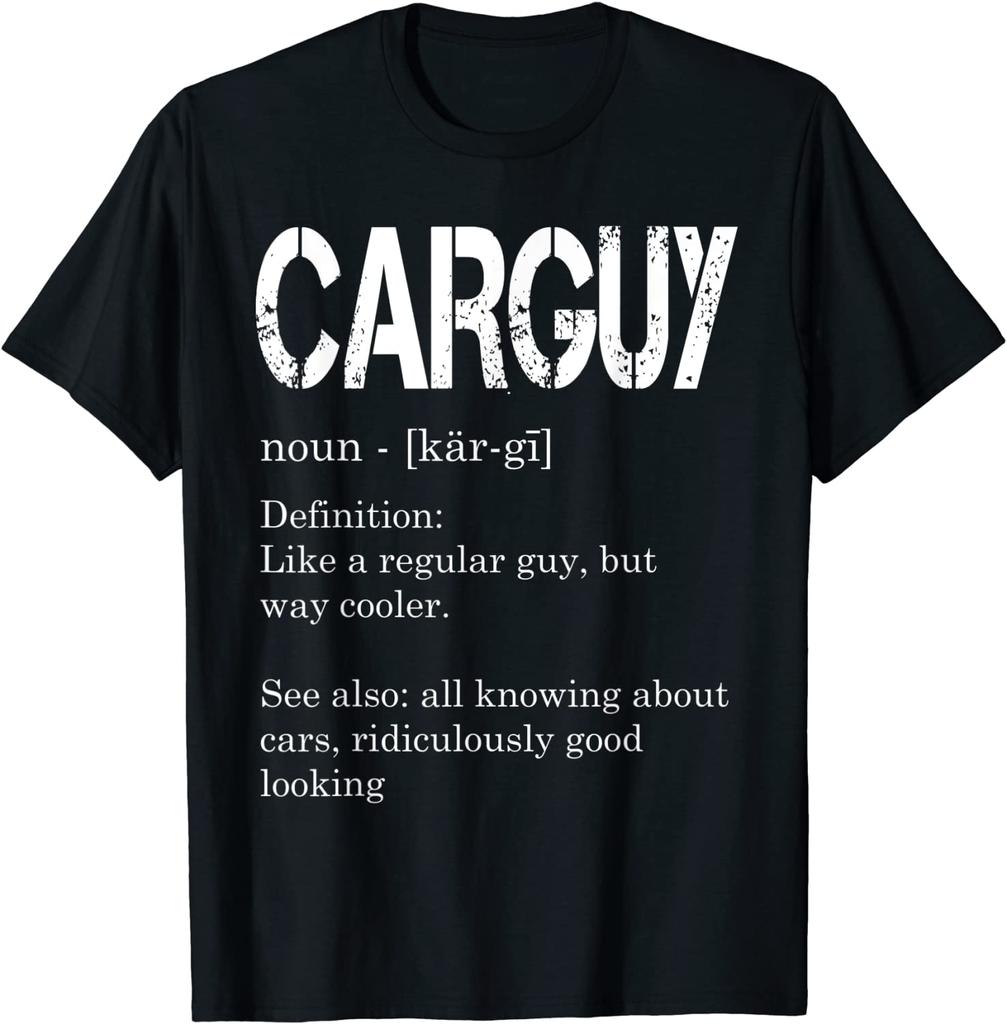 Buy Carguy Definition Funny Car Lover Gift TShirt Funny T Shirt Company Cotton Student Tops