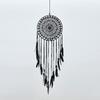 Bohemian Feather Wall Decor - Handcrafted Macrame Hanging for Home, Nursery or Office
