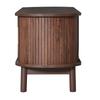 165 X 39.5 X 46 Cm, Brown TV Cabinet with Sliding Door, Downward-Folding Hollow Door, Suitable for TV Stands Up To 65 Inches, with Support Legs