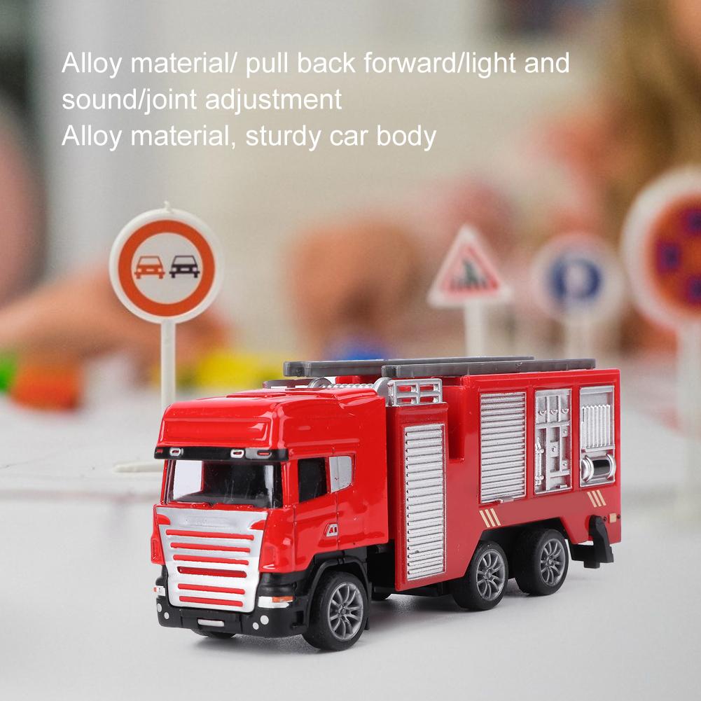 Pull Back Vehicle Model Highly Simulation Children Car Toy with Light Sound Effect#2