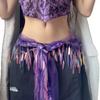 Adjustable Hip-hop Scarf Triangular Scarf Sequin Waistband Jazz Dance Scarf  Dance Performance
