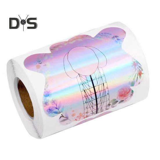 100 szt. Profesjonalne Formy do Długich Paznokci Akrylowe Formy Papierowe do Paznokci Łatwe w Użyciu Grube Formy do Przedłużania Paznokci Narzędzia do Manicure