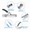 Spojka pro mazací pistole 10000 PSI s rychloupínacím mechanismem a hadicí 11,8 palce pro standardní mazací pistole s 1/8" NPT