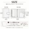Mini 6-Ring System Planner, Genuine Leather, 6-Hole, 20mm Ring, Includes 100 Refill Sheets, Leather