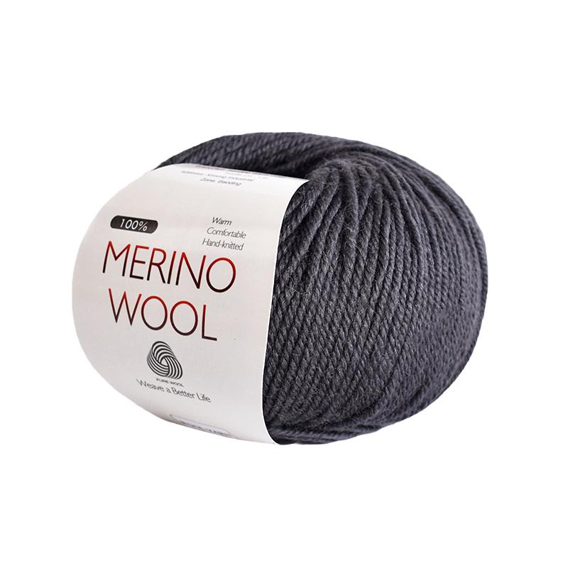 

50g/Roll Clothing Material Scarf Soft Texture Yarn Crochet Projects Merino Wool Yarn Winter Multiple Options Available глубокий/серый