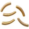 18 Karat Gold Gebogenes Röhrchen-Abstandshalter für DIY Armband & Halskette Schmuckherstellung
