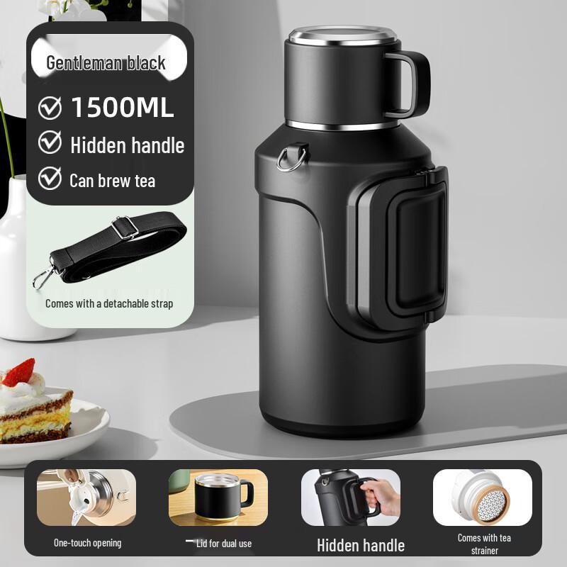 Shangqi Large Capacity Portable Insulated Water Bottle