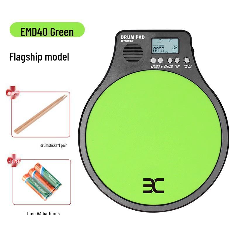 Yinuo Silent Drum Practice Set with Rack & Metronome
