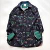 Used [Good Condition] London Park Print Long Sleeve Shirt Navy Illustration All Over Pattern