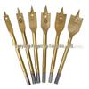 6pc Woodworking Chisel and Drill Set: 6-55mm High Carbon Steel with Flat Point for Wood Hole Enlarging