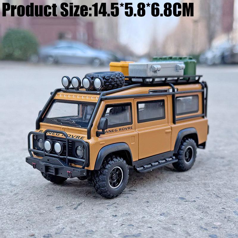 1:32 Defender 90 Off Road Expedition Modified Version Alloy Diecast Model Car Simulation Vehicle Home Trendy Ornament