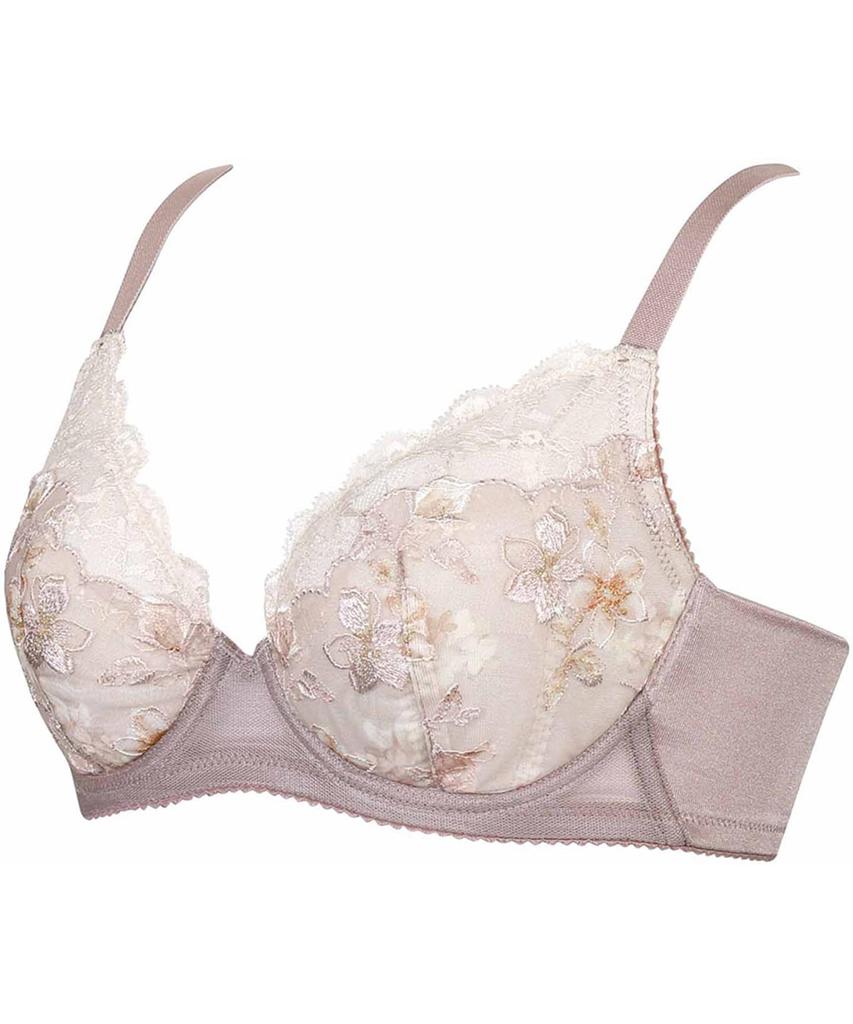 Wacoal Bra Slimming Compact Reduces Bust Reduces Back Plus Sizes BRB453 LB E85 [Slimming Bra] Lacy, Effect, Makeup, Protrusion, Contour,