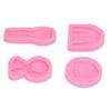Silikonformen Handwerksarbeiten Feine Verarbeitung Niedliche Form Silikonmaterial Fondantformen