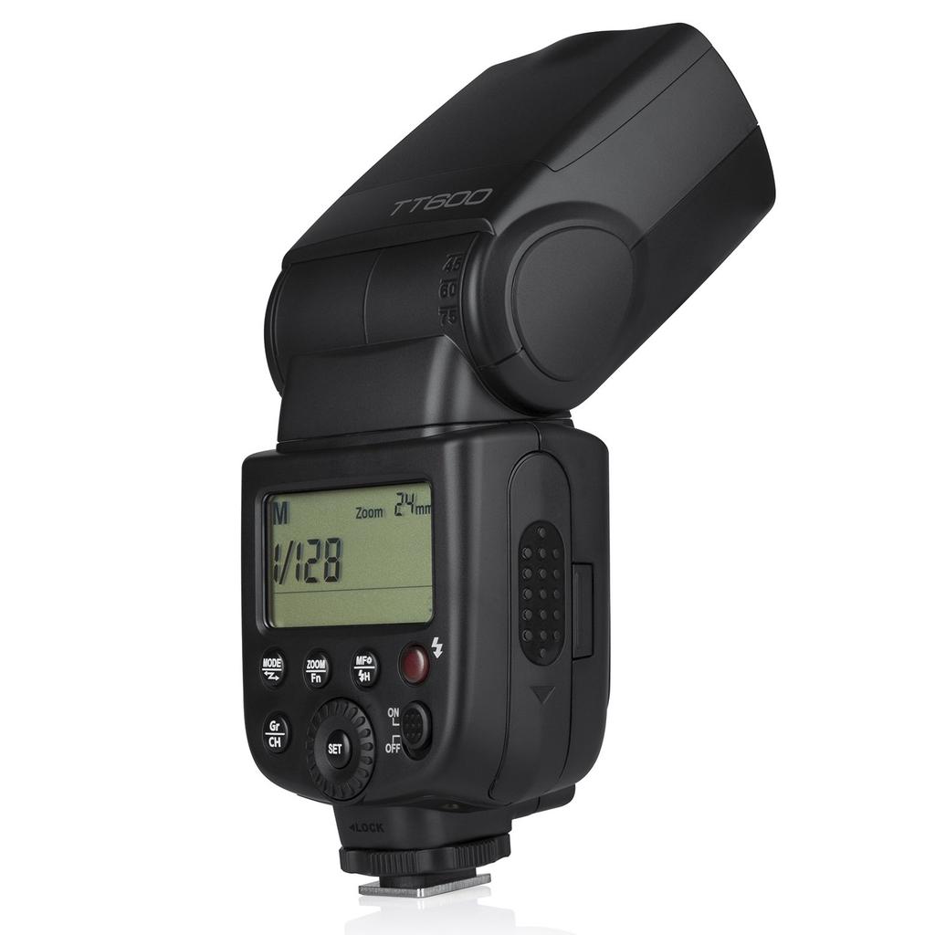 Godox TT600 Camera LCD Battery with Technical Conformity Flash, Manual, Panel, Powered, Mark.