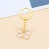 Colorful Butterfly Pendant Keychain and Earphone Bag Ornament for Girls