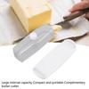 Transparent Cover Butter Storage Box Plastic Cheese Storage Container  For Countertop