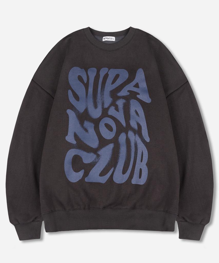 NP STUDIO Supernova Logo Oversized Sweatshirt 4 Colors [Select Non-Fleece Or Fleece] (Type B)