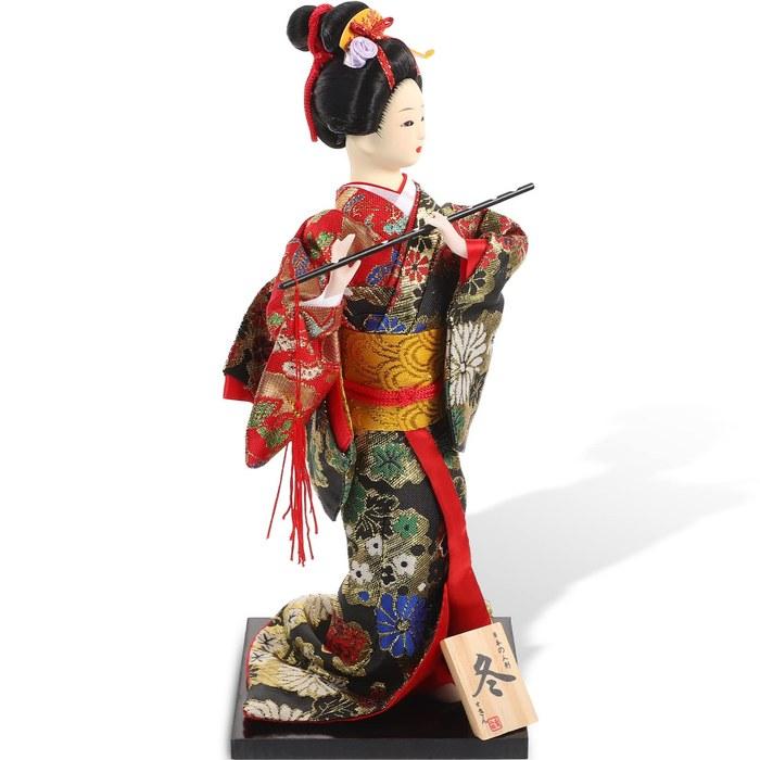 Dancing Maiko Japan 30cm Japanese Souvenir Gift Japanese Kimono Geisha Model Decoration Winter Bright Color