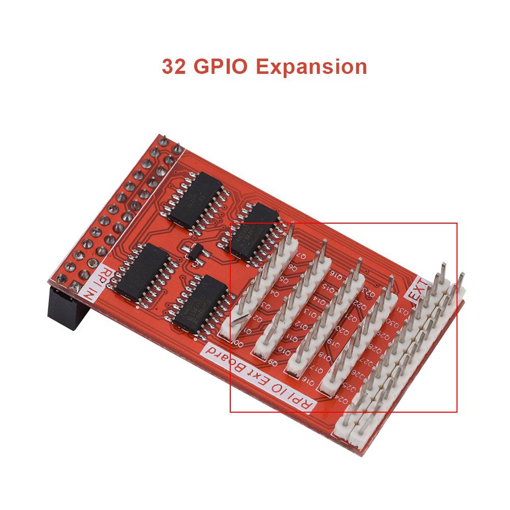 32 GPIO Expansion Module 8-bit Input & Output IO Extend Adapter Module for Raspberry Pi