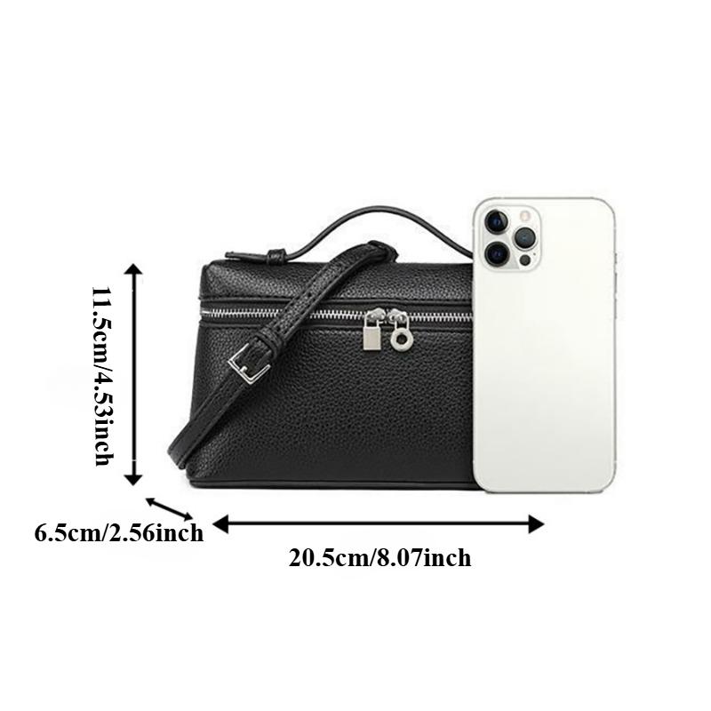 Fashion lunch box bag pu leather mini fashion women's bag 2026 new net red the same handheld box crossbody small bags