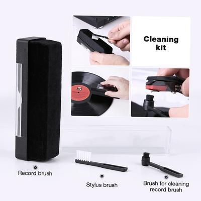 Gramofon se stereo reproduktory 3 rychlosti (33/45/78 ot./min) Gramofon LP Podporuje BT