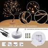 Desk Tree Fairy LED Lights for Home, Bedroom, Indoor, Wedding Party, Decoration Touch Switch Battery Powered or USB Adapter