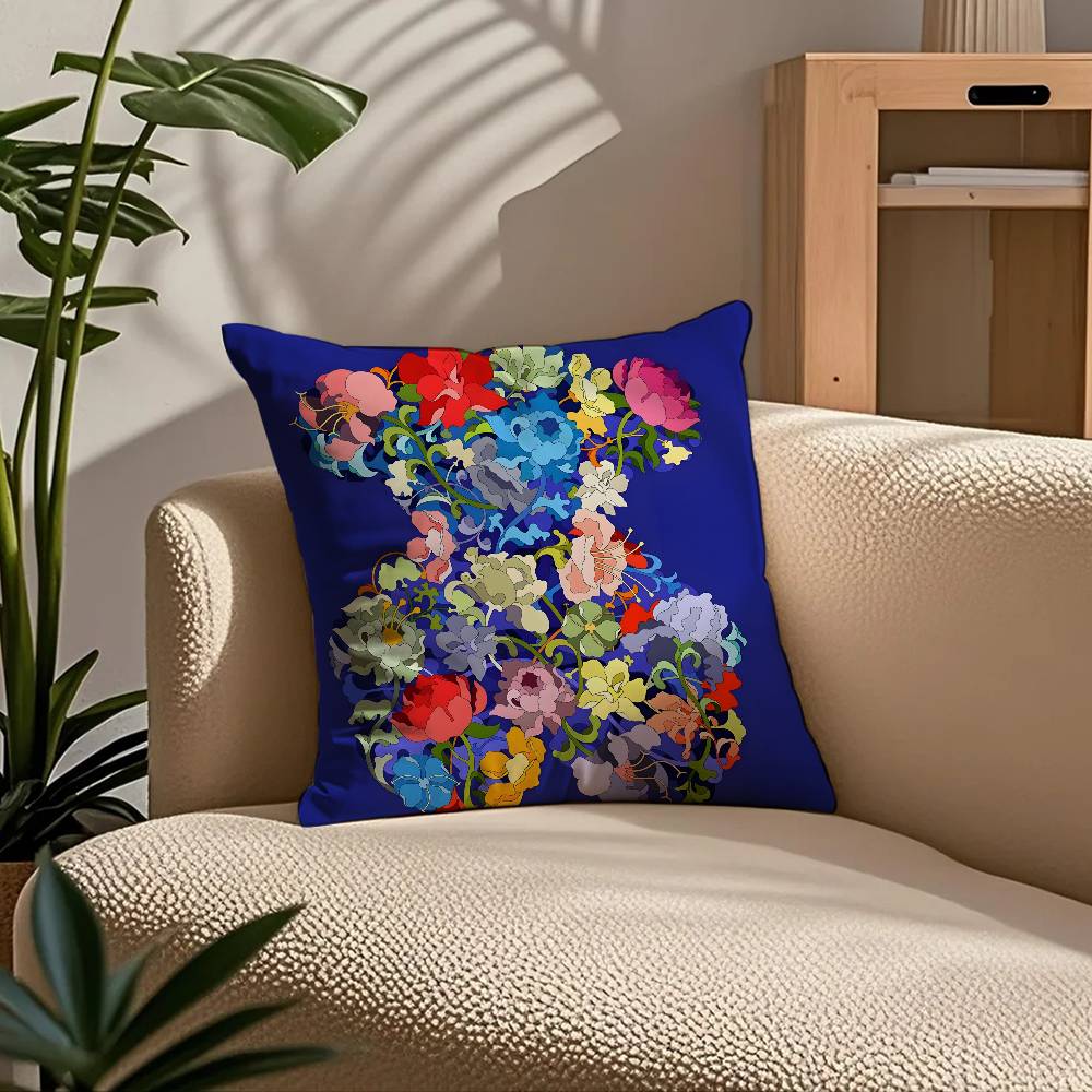 CRAFTED WITLOVE T-touS-s Pillow Case Comfort Sofa Bed Silky elegant Invisible zipper Custom Decorative cushion cover