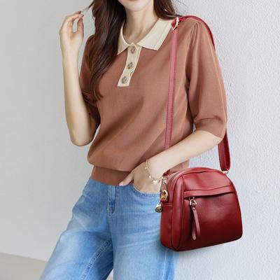 Soft Shell Bag Fashion All-in-one Korean Version Casual Temperament Bag Large Capacity Travel Single Shoulder Crossbody Bag
