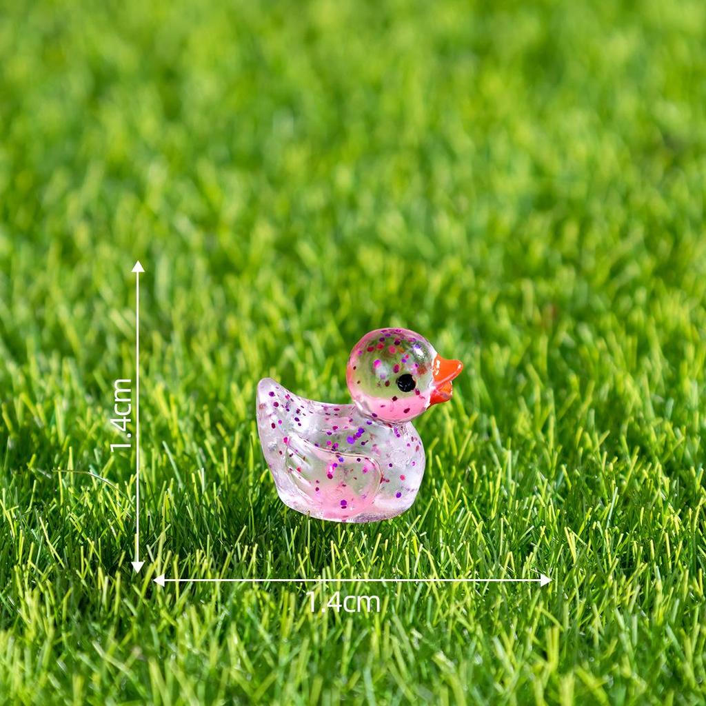 Pryskyřičná svítící kachna DIY komponenty pro šperky a vlasové doplňky