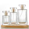 Transparent Bayonet Glass Decanting Bottle - Portable and Convenient for Perfume or Cosmetic Samples