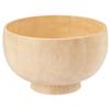 Yamanaka Lacquerware Shirasagi Mokko Soup Shirasagi Bowl Maple Made in Beige Bowl, M, Approx. 11cm, Wood, Natural, Japan,