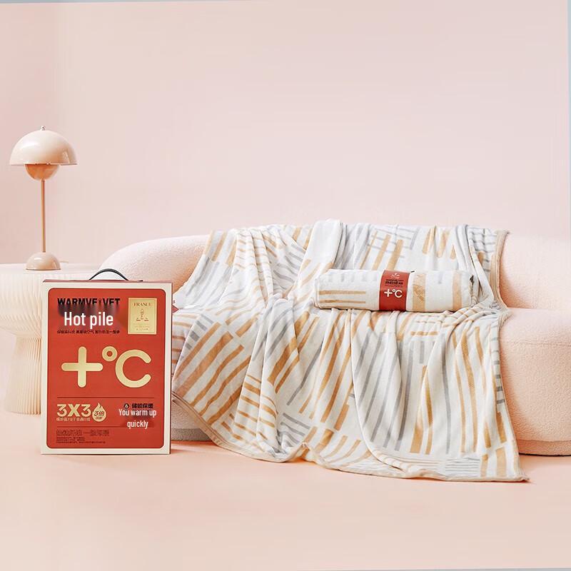 ZMN Thermal Fleece Shawl Blanket