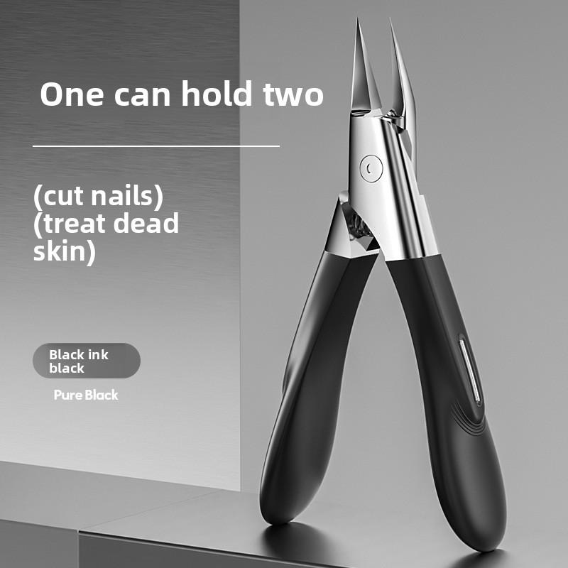 Professional Stainless Steel Toenail Clippers for Ingrown Nails, Straight Edge Sharp Blade, Modern Design, Unscented