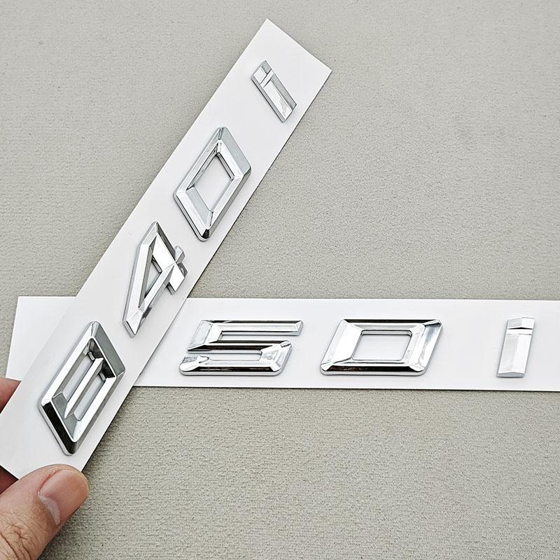 NEW 3D ABS Car Letters Logo 840i 850i Sticekr Rear Trunk Badge Emblem Decals For BMW 8 Series 840i 850i G14 G15 G16 Tail Marking