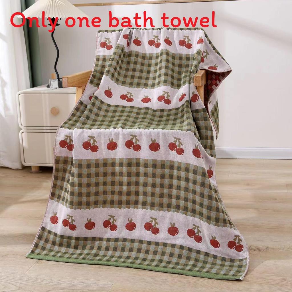 Cotton Bath Towel With Absorbent Quick Dry Fabric For Couples Home Use