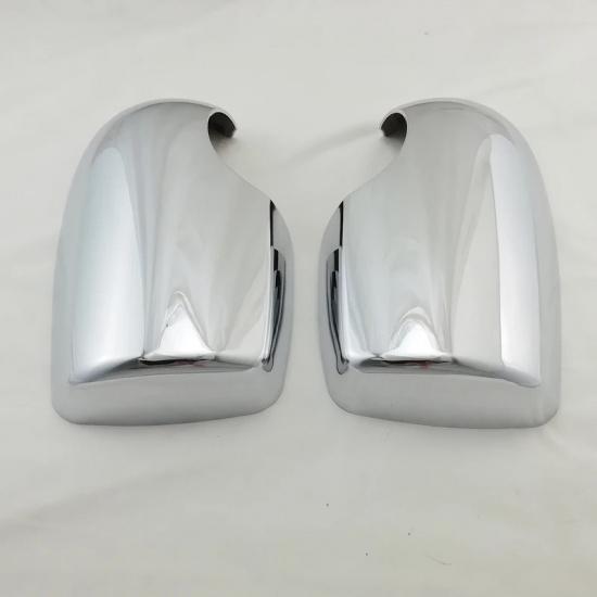 2PCS Car Chrome Rearview Accessories Plated Door Mirror Cover Trim Paste Style For Ford Transit Tourneo 2008 2009 2010 2014 2015
