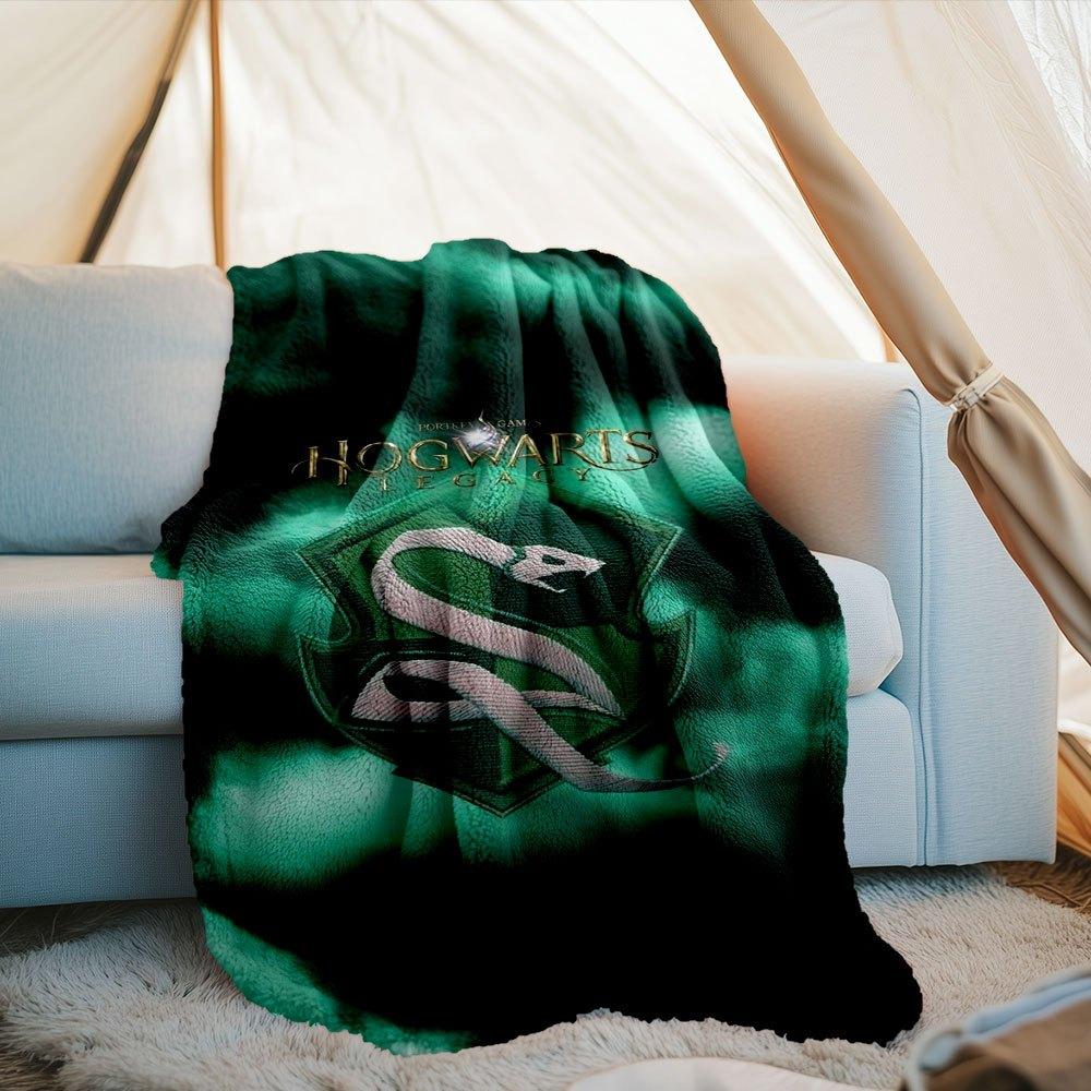 Slytherin House Hogwarts Legacy Outdoor Blanket Soft Cozy And Lightweight For All Seasons Perfect For Travel Camping Picnics Sofa Office Bed Living