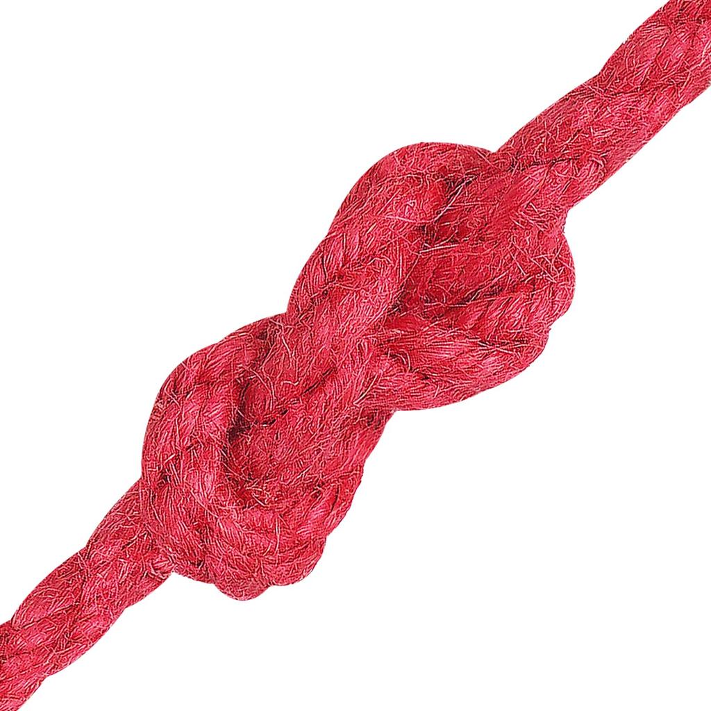 Jute Rope Red 100percent Tossa Jute