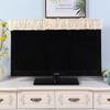 Universal 55-Inch Curved LCD TV Dust Cover with Lace Trim