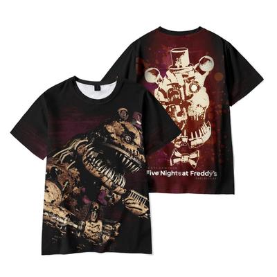 Grafické tričko Five Nights At Freddy's Letní Horké Trendy Unisex Oblečení Ženy Muži 3D Potisk Krátký Rukáv Top Pohodlné
